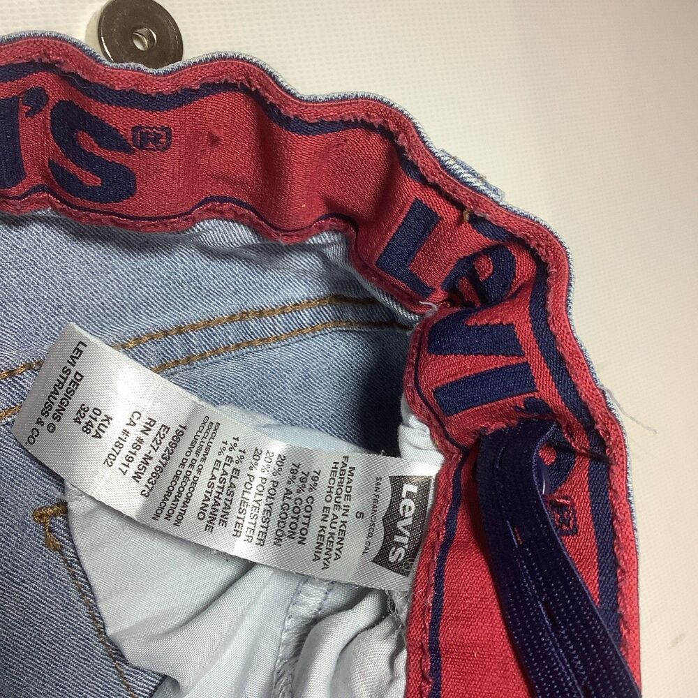 Levi's 511 Youth Boys Jeans Size 5 Reg Blue Stone Wash - Picture 6 of 7